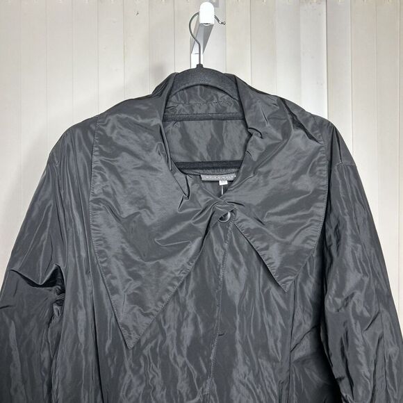 Bryn Walker Lightweight Jacket Asymmetrical Pointed Collar Grace Memory Size XL - Picture 7 of 10